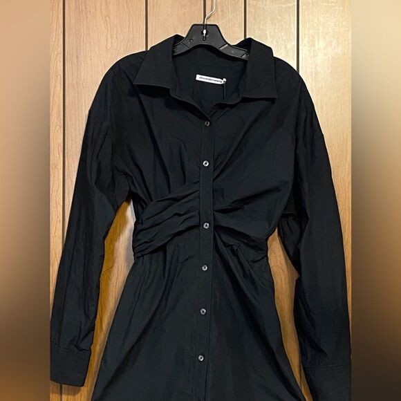 Alexander Wang  Black Button-Up Minidress size 4 - Picture 6 of 12